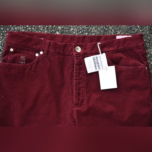 BRUNELLO CUCINELLI Straight Leg Corduroys 50 / 34 - Picture 5 of 8